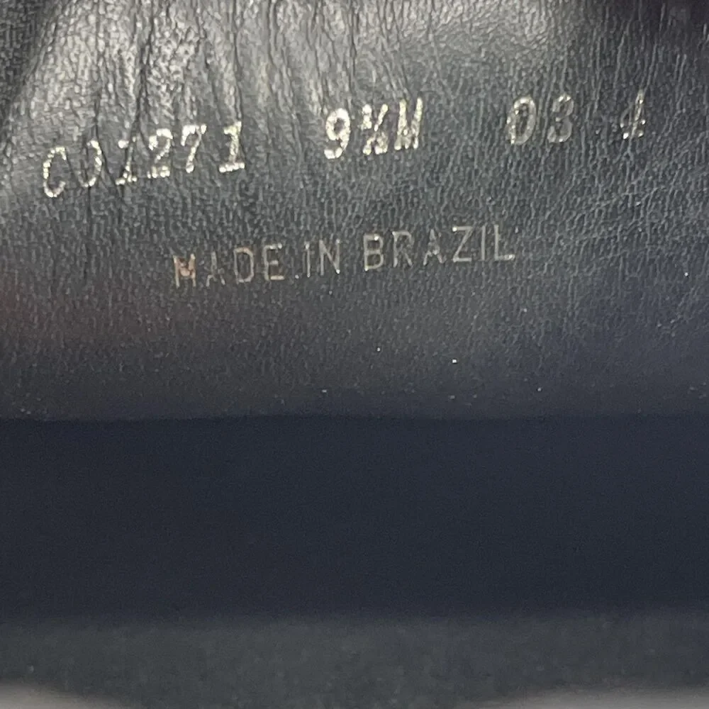 Cole Haan Shoes Mens Size 9.5 M Black Leather Dress Slip On Casual Comfort